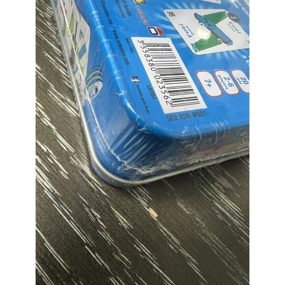 Mille Bornes Classic Racing Card Game Tin Box 2016 Dujardin, New and Sealed - Picture 4 of 5